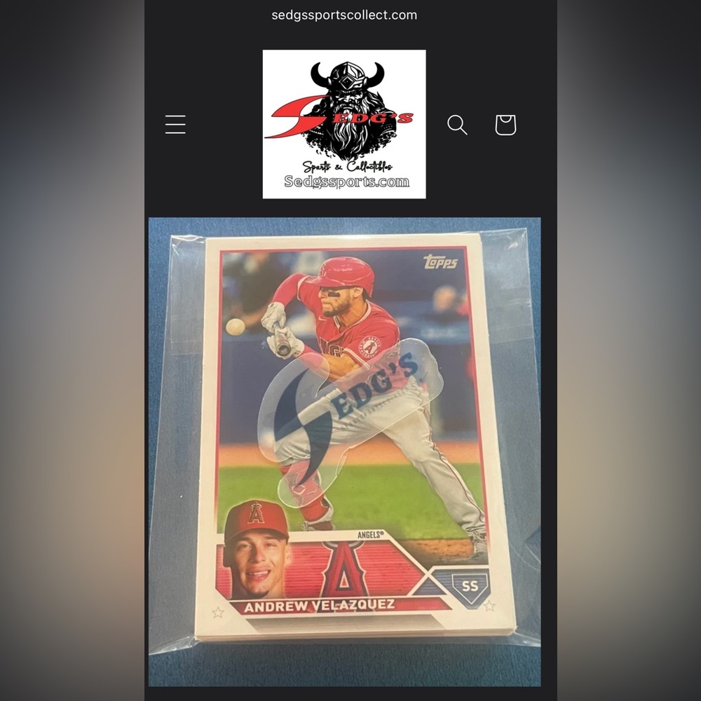 Topps Los Angeles Angels bundled set